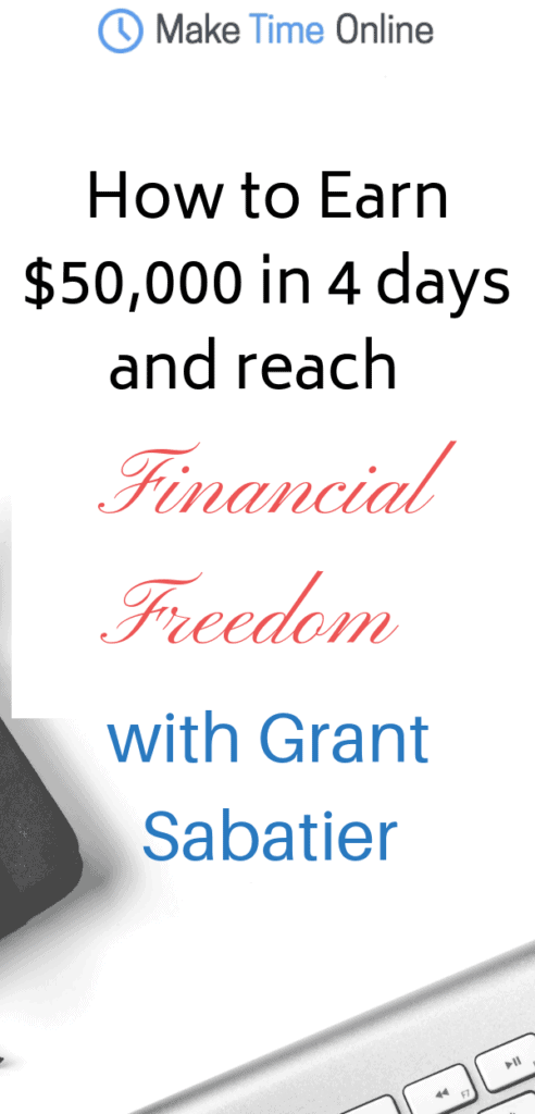 financial freedom with grant sabatier