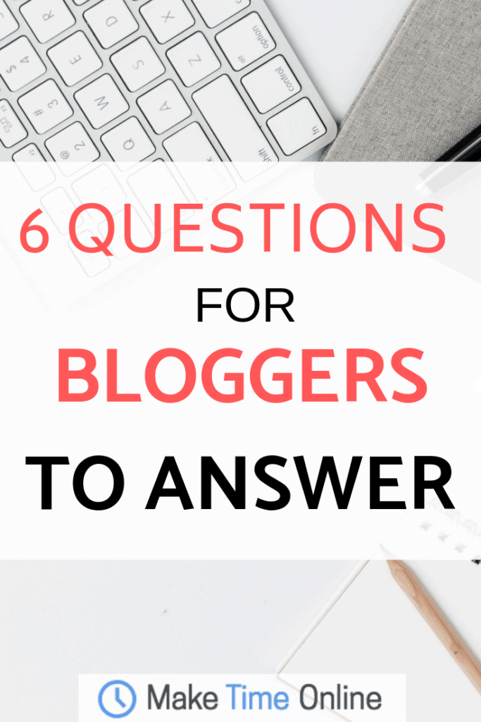 questions for bloggers to answer