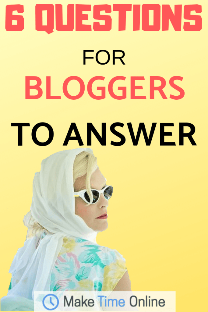 questions for bloggers to answer