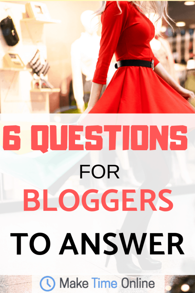 questions for bloggers to answer