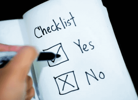 Checklist