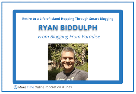 Ryan Biddulph Blogging From Paradise