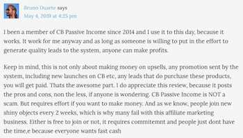 CB Passive Income Review