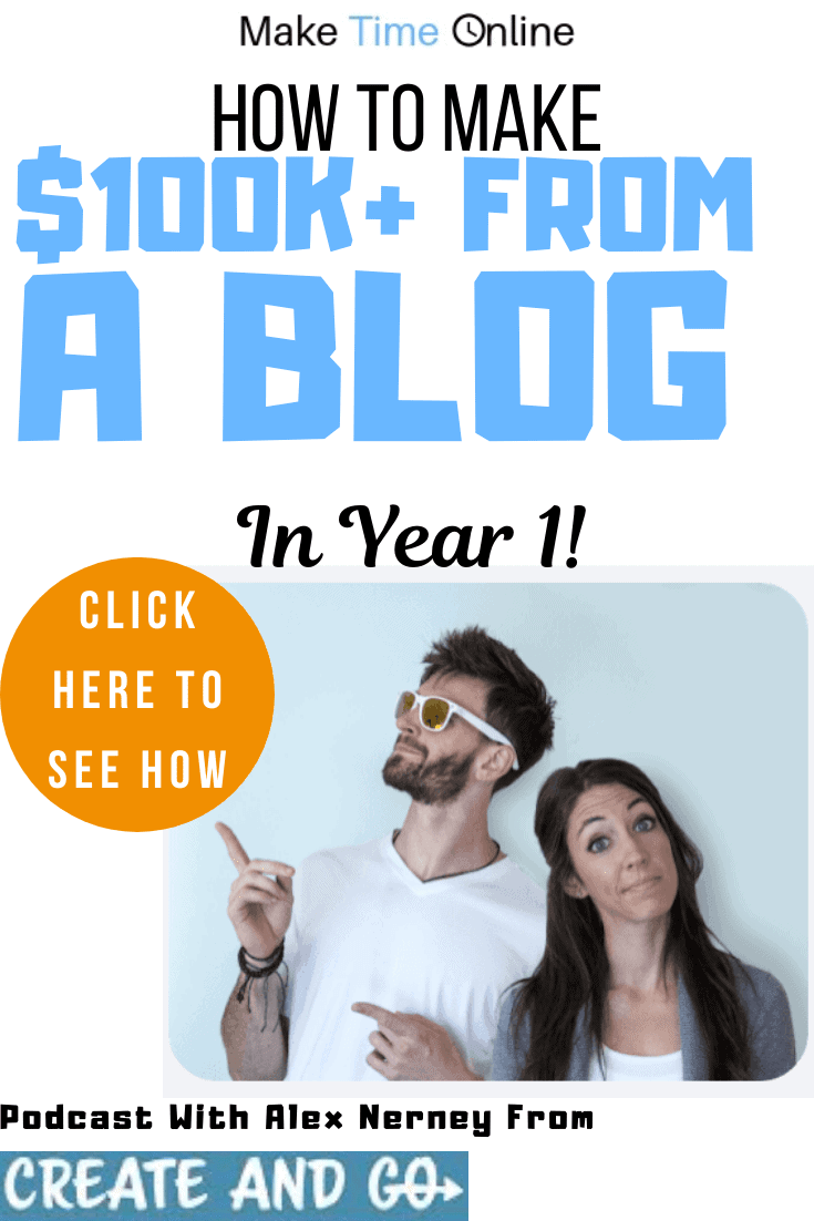 How to make $100k from a blog in year 1