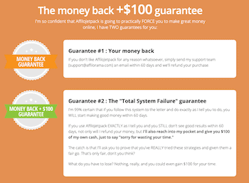 Affilorama money back guarantee