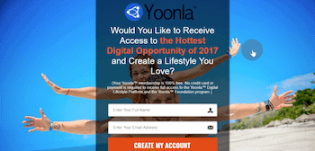 Yoonla Landing Page