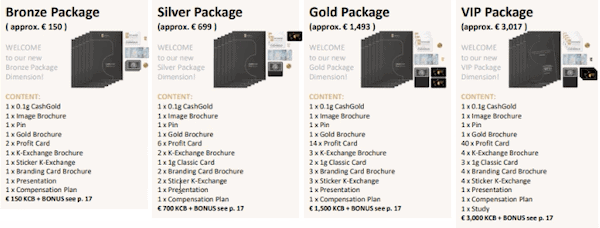 Karatbars compensation plan