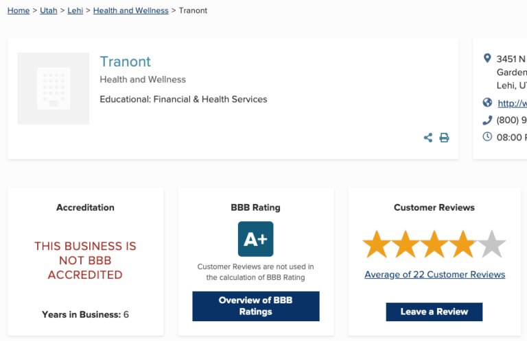 Is Tranont A Pyramid Scheme? Honest Health and Wealth MLM Review