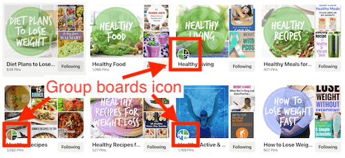 Find Pinterest Group Boards