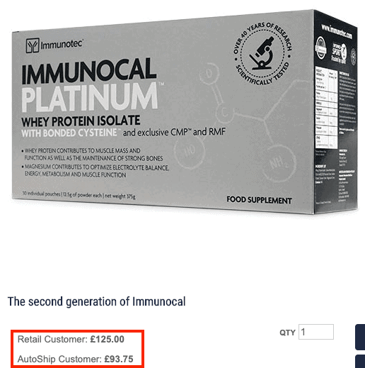 Immunotec products scam