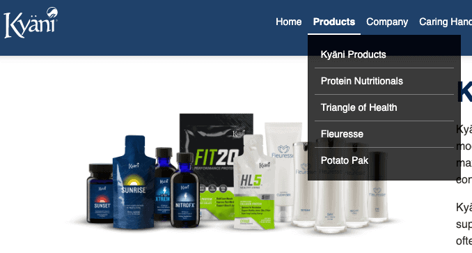 Products- Is Kyani a pyramid scheme?