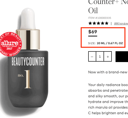 Beautycounter products