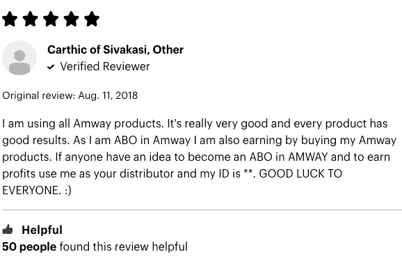 Amway Review