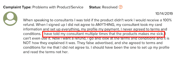 is Xyngular a scam- negative review-min