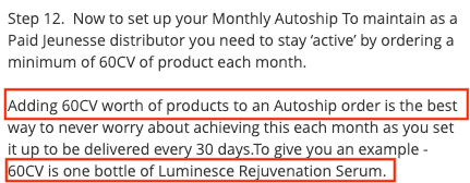 Is Jeunesse a scam- monthly autoship-min