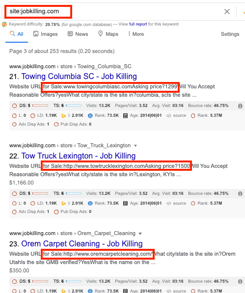 Job Killing review- Selling websites-min