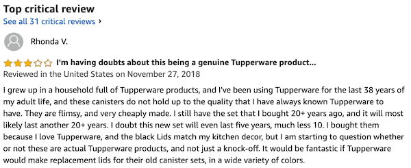 Tupperware MLM review - positive reviews-min