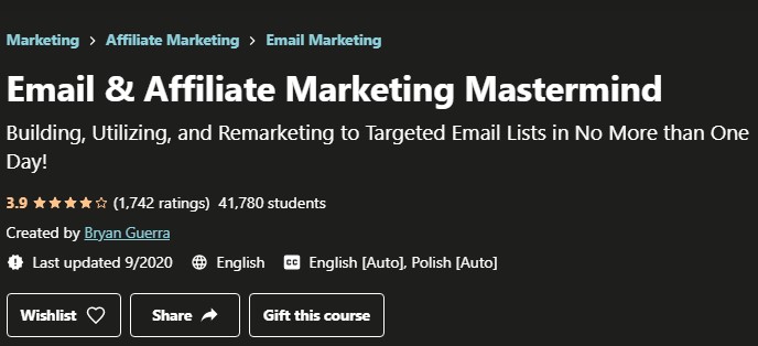 Bryan Guerra Email and Affiliate Marketing Mastermind Review: Intro