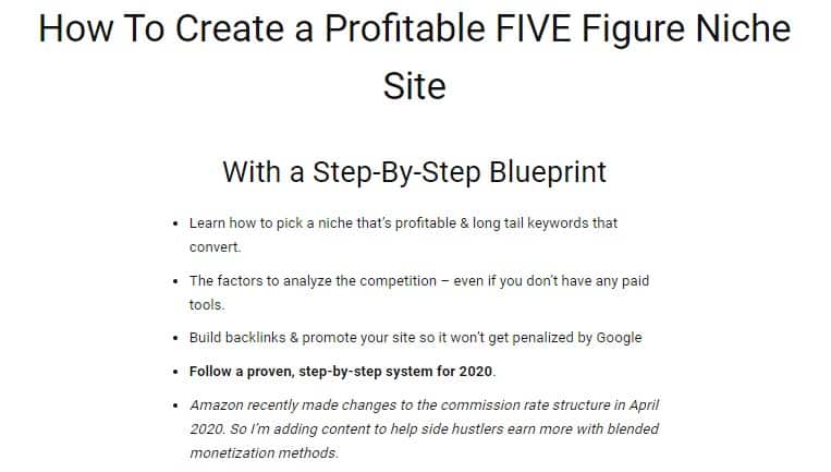 Five Figure Niche Site Review: Intro Five Figure Niche Site Review: Intro