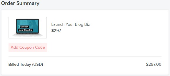 Create and Go Launch Your Blog Biz Review: Costs