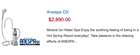 Anespa DX- $2,890