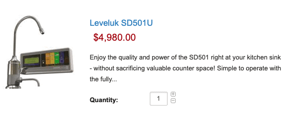 Leveluk SD501U- $4,980